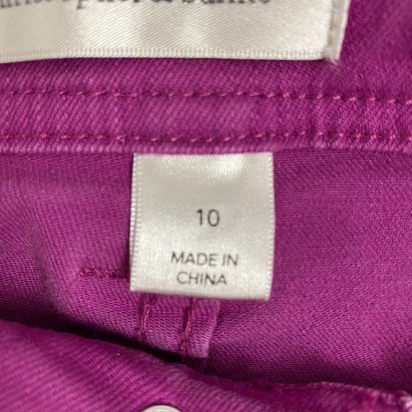 Christopher & banks capri size 10 color purple - Picture 4 of 4